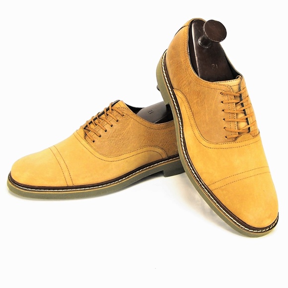 Cole Haan Men\'s Oxford Leather / Suede Dress Shoes